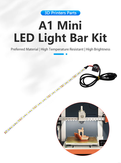 Creativity Upgrade For Lab A1/A1mini Led Light Strip Ra95 Fill Light 24V White Light Super Bright For lab 3D Printer Accessories