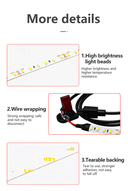 Creativity Upgrade For Lab A1/A1mini Led Light Strip Ra95 Fill Light 24V White Light Super Bright For lab 3D Printer Accessories