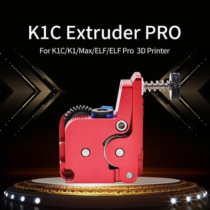 Creativity Upgrade K1C Extruder PRO Kit All Metal with Bracket Dual Gear No Motor Extrusion Mechanism for K1/K1 MAX 3d printer - Creativity Official store