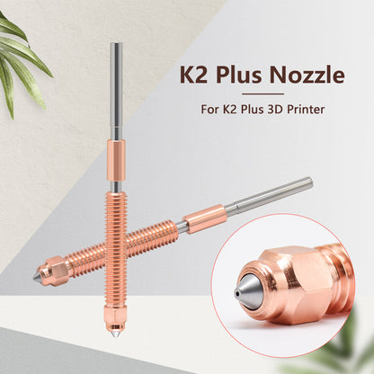 Creativity K2 Plus Nozzles 0.2/0.4/0.6/0.8mm All-metal Hardened Steel Quick-Swap Nozzle For K2 Plus 3D Printer Accessories