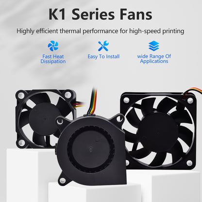 Creativity For K1/K1C/K1 Max 3010/4020/6015 Fan Blower Fan / Axial / Hydraulic Fan DC24V Cooling Hotend Fan 3D Printer Parts