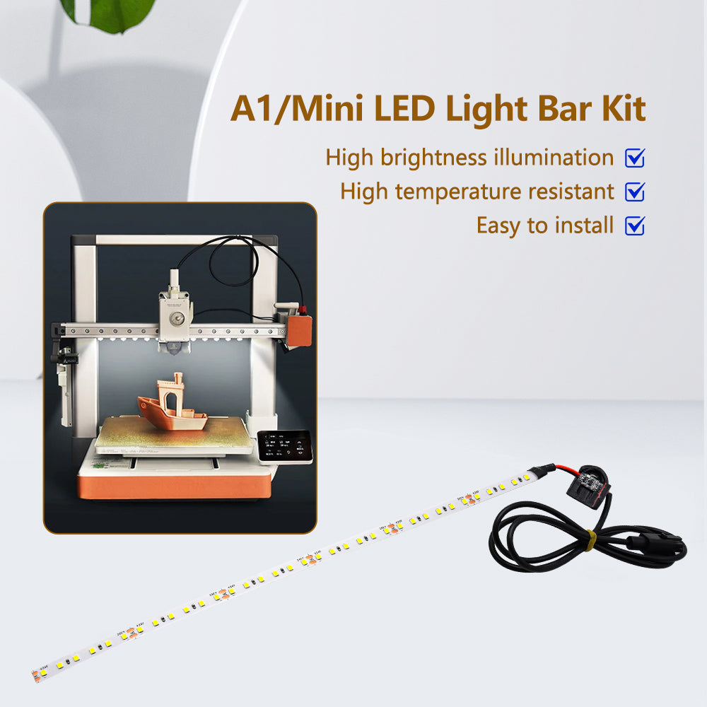 Creativity Upgrade For Lab A1/A1mini Led Light Strip Ra95 Fill Light 24V White Light Super Bright For lab 3D Printer Accessories