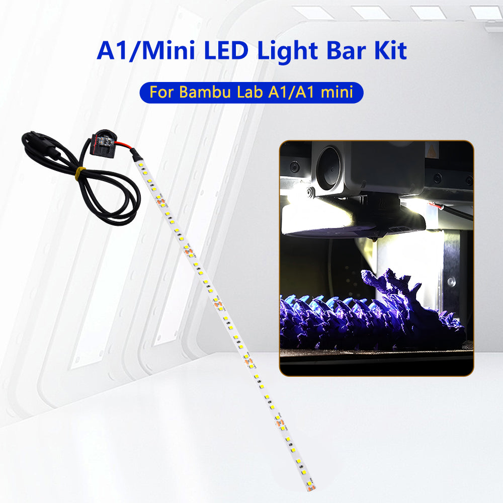 Creativity Upgrade For Lab A1/A1mini Led Light Strip Ra95 Fill Light 24V White Light Super Bright For lab 3D Printer Accessories