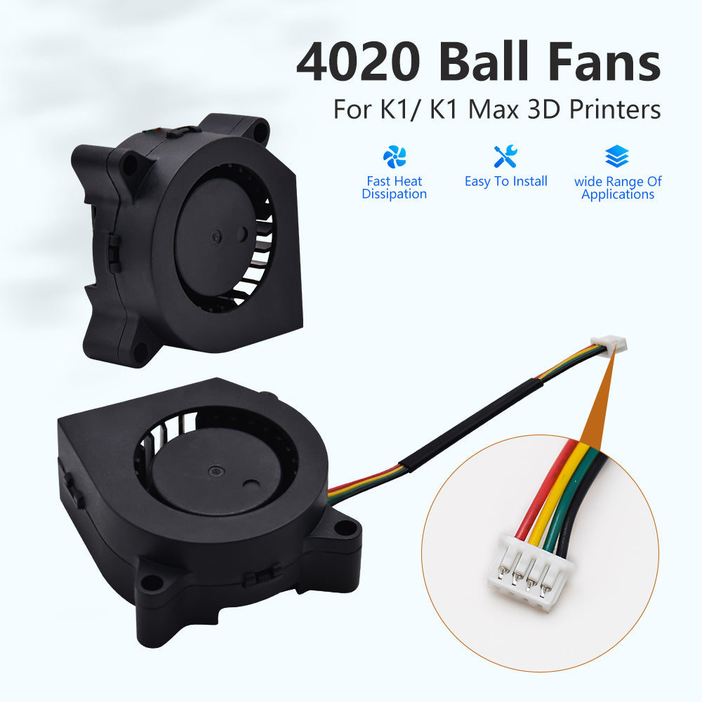 Creativity For K1/K1C/K1 Max 3010/4020/6015 Fan Blower Fan / Axial / Hydraulic Fan DC24V Cooling Hotend Fan 3D Printer Parts