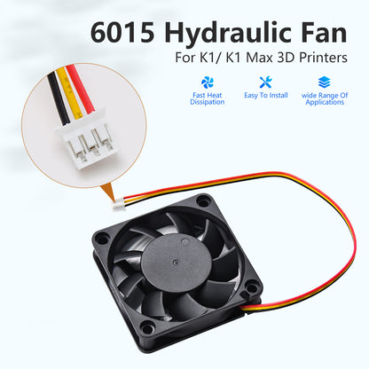 Creativity For K1/K1C/K1 Max 3010/4020/6015 Fan Blower Fan / Axial / Hydraulic Fan DC24V Cooling Hotend Fan 3D Printer Parts